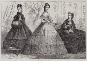 Modas de París para Marzo de Frederic Theodore Lix